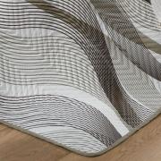 Kit: 1 Cobre-leito Queen Bouti de Microfibra Ultrasonic Estampada + 2 Porta-travesseiros - Twister Taupe - Dui Design