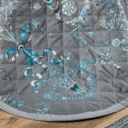 Enxoval Solteiro com Cobre-leito 5 peas Cetim 300 fios - Valncia Cinza - Dui Design