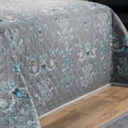 Enxoval Solteiro com Cobre-leito 5 peas Cetim 300 fios - Valncia Cinza - Dui Design