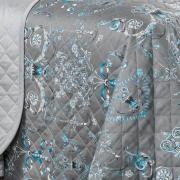 Enxoval Solteiro com Cobre-leito 5 peas Cetim 300 fios - Valncia Cinza - Dui Design