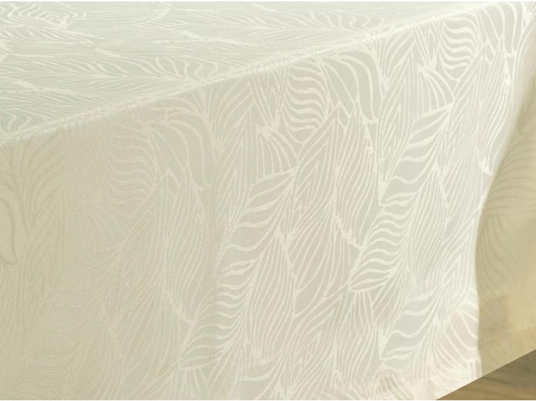 Toalha de Mesa Fcil de Limpar Retangular 6 Lugares 160x220cm - Vernom Champagne - Dui Design