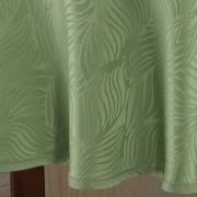 Toalha de Mesa Fcil de Limpar Redonda 160cm - Vernom Verde Claro - Dui Design