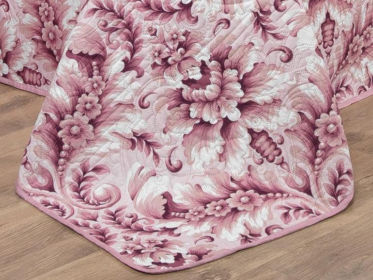 Kit: 1 Cobre-leito King Bouti de Microfibra Ultrasonic Estampada + 2 Porta-travesseiros - Versalhes Vintage - Dui Design