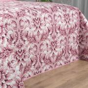 Kit: 1 Cobre-leito King Bouti de Microfibra Ultrasonic Estampada + 2 Porta-travesseiros - Versalhes Vintage - Dui Design