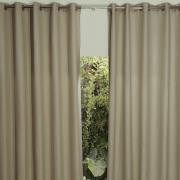 Cortina Blackout com Linho - 1,70m de Altura - Para Varão entre 1,80m e 2,00m de Largura - Viena Bege - Dui Design