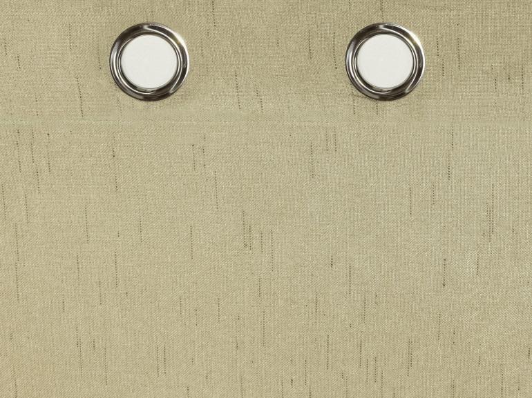 Cortina Blackout com Linho - 1,70m de Altura - Para Varão entre 1,80m e 2,00m de Largura - Viena Bege - Dui Design