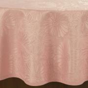 Toalha de Mesa Fácil de Limpar Redonda 220cm - Viena Rosa Velho - Dui Design