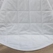 Kit: 1 Cobre-leito Solteiro + 1 Porta-travesseiro Percal 200 fios - Vita Branco - Dui Design