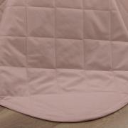 Kit: 1 Cobre-leito King + 2 Porta-travesseiros Percal 200 fios - Vita Rosa Claro - Dui Design