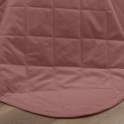Kit: 1 Cobre-leito Solteiro + 1 Porta-travesseiro Percal 200 fios - Vita Rosa Velho - Dui Design