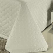 Kit: 1 Cobre-leito Casal + 2 porta-travesseiros Cetim 300 fios 100% Algodo - Vittro Gelo - Dui Design