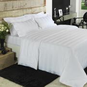 Jogo de Cama Queen Cetim de Algodo 400 fios - Voyage Branco - Dui Design