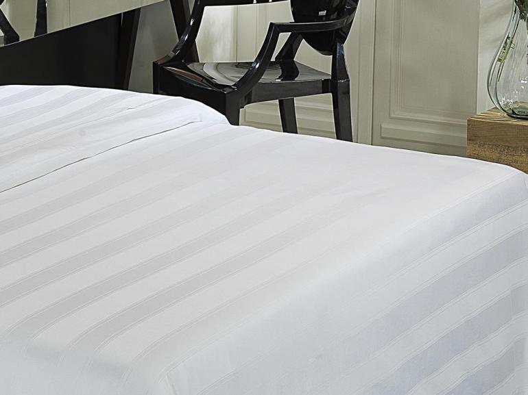 Jogo de Cama Queen Cetim de Algodo 400 fios - Voyage Branco - Dui Design