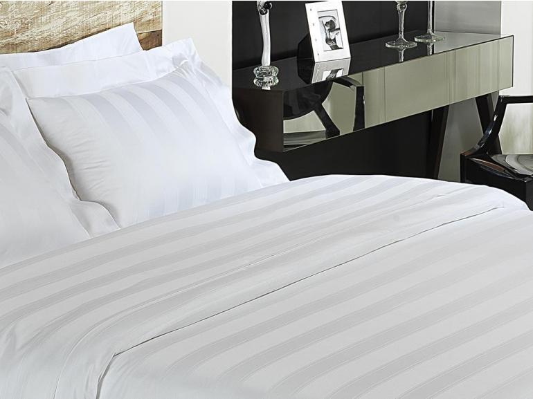 Jogo de Cama Queen Cetim de Algodo 400 fios - Voyage Branco - Dui Design