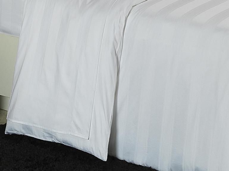 Jogo de Cama Queen Cetim de Algodo 400 fios - Voyage Branco - Dui Design