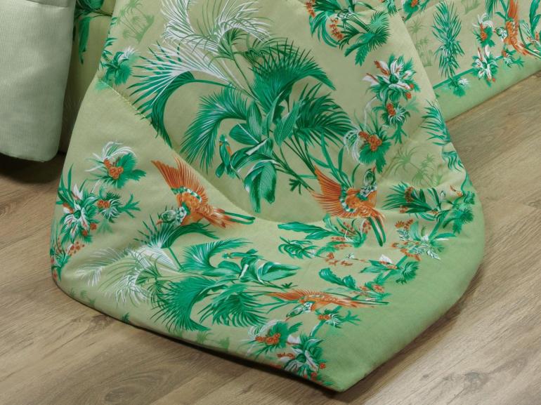 Jogo de Cama Casal 150 fios - Waikiki Menta - Dui Design