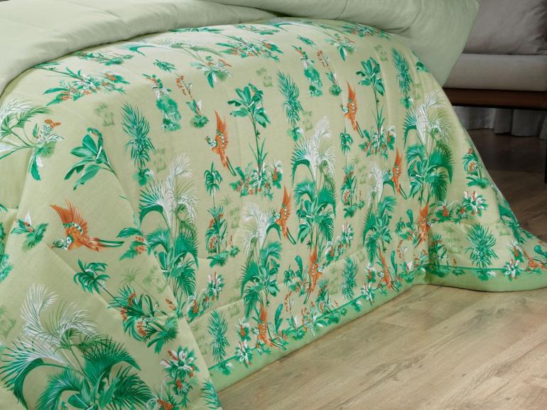 Jogo de Cama Casal 150 fios - Waikiki Menta - Dui Design