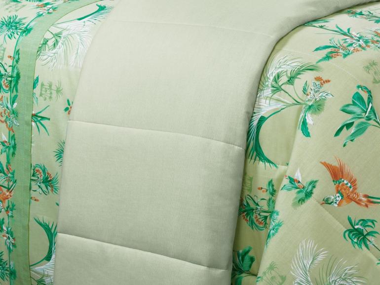 Jogo de Cama Casal 150 fios - Waikiki Menta - Dui Design