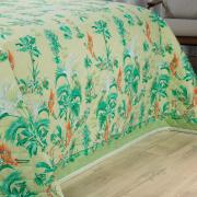 Enxoval Casal com Cobre-leito 7 pe�as 150 fios - Waikiki Menta - Dui Design