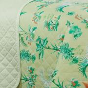 Enxoval Casal com Cobre-leito 7 pe�as 150 fios - Waikiki Menta - Dui Design