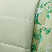 Enxoval Casal com Edredom 5 pe�as 150 fios - Waikiki Menta - Dui Design