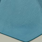 Kit: 1 Cobre-leito King Bouti de Microfibra Ultrasonic + 2 Porta-travesseiros - Wood Azul - Dui Design