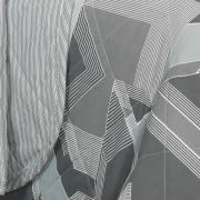 Kit: 1 Cobre-leito Casal + 2 Porta-travesseiros 150 fios - Zac Grafite - Dui Design