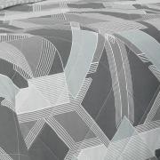 Enxoval Solteiro com Cobre-leito 5 peas 150 fios - Zac Grafite - Dui Design
