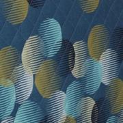 Enxoval Solteiro com Cobre-leito 5 peças 150 fios - Zander Azul - Dui Design