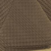 Kit: 1 Cobre-leito Solteiro + 1 porta-travesseiro Cetim 500 fios 100% Algodo - Zion Tabaco - Dui Design
